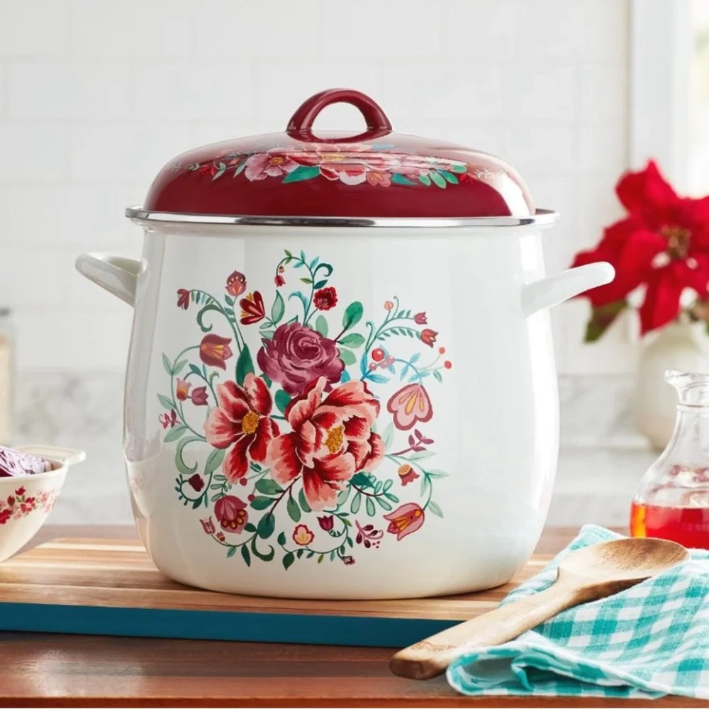 2023 ๐บ New Pioneer Woman Christmas Merry Meadows Stock Pot - Picture 1 of 5